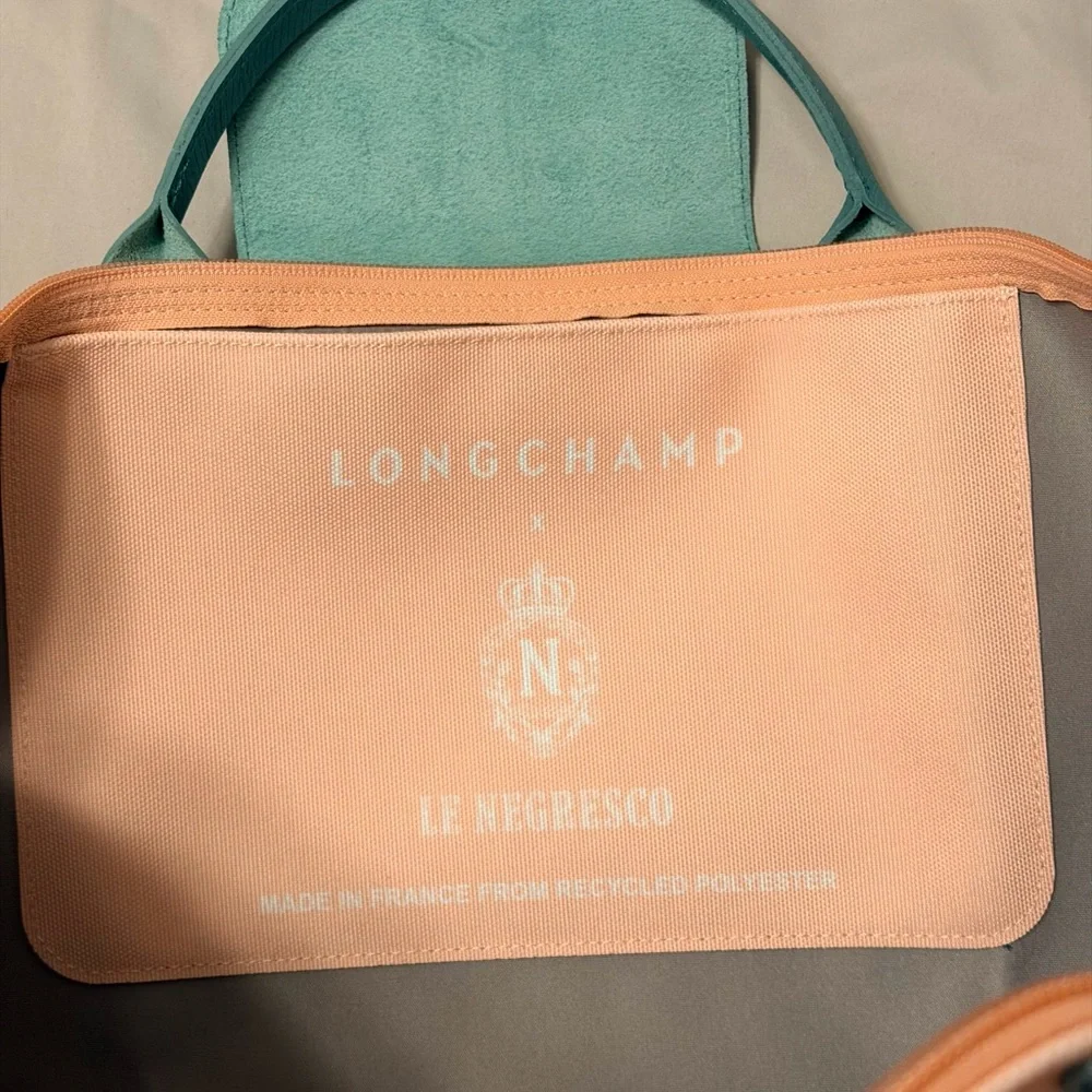 Longchamp Travel Tote Bag Rare Edition Nice France. perfect Carryon bag - Picture 10 of 11